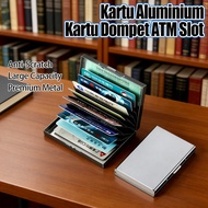 Credit Card ATM Credit Card Wallet 6/s 10 Slots Slim Aluminum Anti-Scratch Impact Credit Card