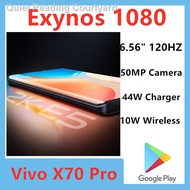 ✻✧In Stock Vivo X70 Pro 5G Smart Phone Exynos 1080 google play 6.56'' AMOLED 120Hz NFC 50MP Camera 12GB RAM 512GB ROM 44