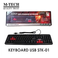 Mtech STK01 Wired Keyboard - M-tech STK-01 cable