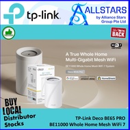 TPLINK / TP-Link Deco BE65 PRO (single unit pack) BE11000 Whole Home Mesh Wi-Fi 7 Router (Warranty 3