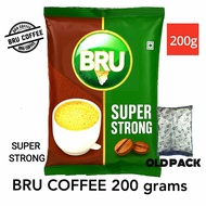 BRU COFFEE SUPER STRONG BRU ORIGINAL COFFEE 200 GRAM (8/2026) NEW
