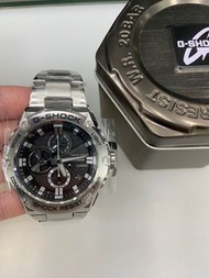 CASIO卡西歐G-SHOCK 太陽能 強悍機能型 (不鏽鋼錶帶) (藍芽) GST-B100D-1A