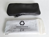 Chrome Hearts 原裝眼鏡皮套 及 藍色眼鏡布 999.9 %新 duck butter bone prone bubba-a sluntradiction 配件
