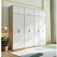 Wardrobe Clothes 2 Door Storage Cabinet Almari Baju Wooden Home Furniture kayu Almari Pakaian Kabinet Baju