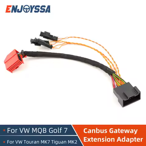 Plug&play MQB Canbus Gateway Extension Adapter Cable For VW Touran Golf 7 MK7 Tiguan MK2