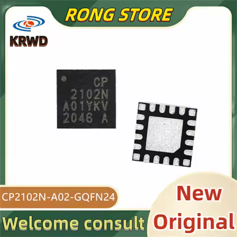 5/10PCS CP2102N New and Original Chip IC CP2102N-A02-GQFN24 CP2102N-A02