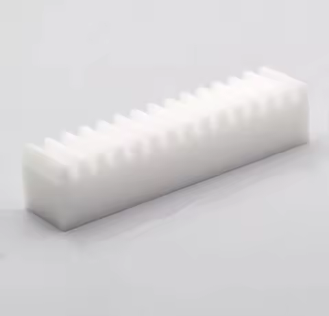 Customized Mod 0.5/0.8/1 White POM Gear Rack Transmission Plastic Rack Length 300 DIY Model Makeing 