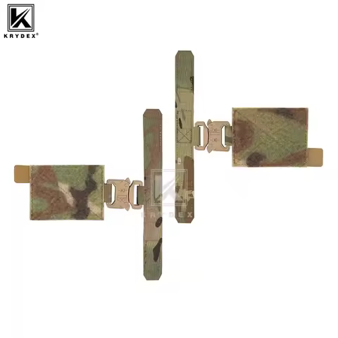 KRYDEX 2 PCS Tactical Cummerbund Adapters Quick Release Metal Buckle Kit for JPC CPC FCPC FCSK V5 3A