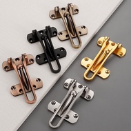 Black stainless steel Door Guard 53 - double safety lock double lock hotel apartment black black lat