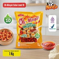 [HALAL] OH CHILI OIL Level 10 - Spicy CHILI OIL Condiment 1KG | Relaxed Spicy Chili Oil Suitable for