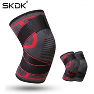 1PC Pressurized Sports Knee ce Support Elastic Breathable Basketball Knee Pad Fitness Gear Volleyball Running Knee Protector