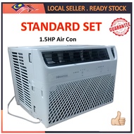 Hisense Free Install Window Type Air Conditioner 1.5HP AirCond Air Cond Non-Inverter Eco Mode Auto