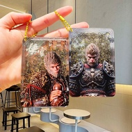 Creative Black Myth Wukong Quicksand Oil Keychain Qi Tian Da Sheng Cartoon God Man Handbag Pendant S