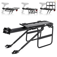 Aluminum Alloy Bike Cargo Rack with Foldable Wide Wings Quick Release Rear Bike Rack SGXP