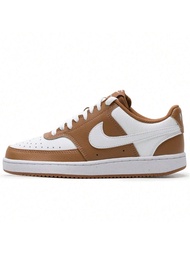 Giày nữ Court Vision Low Next Nature (DH3158-200, Màu nâu nhạt Anh/Trắng)