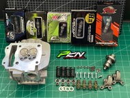 ฝาสูบ4วาล์วW125พร้อมแคมแต่ง+ฝาครอบCNC สินค้าคุณภาพ