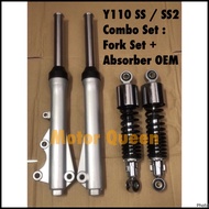 Yamaha Y110 SS SS2 Combo Set Front Fork Set + Rear Absorber Standard