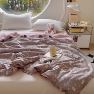 COLD SUMMER BLANKET WITH 1 LAYER OF THIN ANTIBACTERIAL COTTON INSIDE 2mx2m2 IMPORTED PRODUCTS WITH M