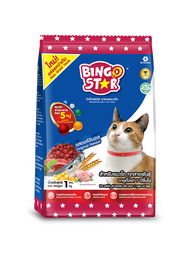 อาหารแมว บิงโก สตาร์ (Bingo Star) 20 กิโล อาหารแมวโต อาหารแมวยกกระสอบ