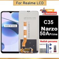 For Realme C35 Narzo 50A Prime LCD Original Screen Touch