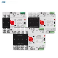 Din Rail 2P 3P 4P ATS Dual Power สวิทช์เลือกสวิทช์อย่างต่อเนื่องเครื่องกําเนิดไฟฟ้า 63A 100A 125A