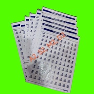 ➸ ❏ Window Card 10 sets in a pack A2,S2,M2,D2