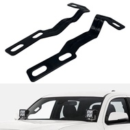 LED Light Pod Metal Hood Mount Bracket Ditch Hood Light Brackets Accessory Parts for 2016-2020 Toyot