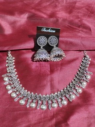 GERMAN SILVER OXIDIZED SET INDIAN ACCESSORIES
