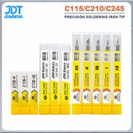 OSS C115 C210 C245 Super Fine series Soldering Iron Tips for T80 HS02 soldering iron T210 T245 Solde