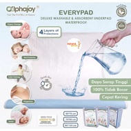 ALPHAJOY - EVERYPAD Waterproof Deluxe Washable & Absorbent Underpad (50x70, 70x90, 90x120) Waterproo