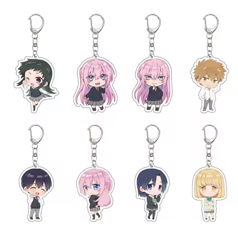 55MM Anime Shikimori's Not Just a Cutie Keychain Shikimori Miyako/Izumi Yūki Key Chain Acrylic Model