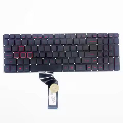 Keyboard for Acer Nitro 5 an515-42 an515-51 An515-52 With Red Backlit US Layout