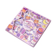 Gratis Ongkir - 100 Lembar Stiker Motif Momo Kartun Korea / Scrapbook Sticker DIY / Sticker Motif