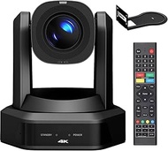 4K HDMI PTZ Camera AI Auto-Tracking, 20X Optical Zoom PTZ Camera with 3G-SDI LAN USB3.0 USB2.0,Suppo