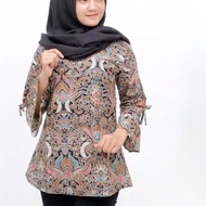 blouse batik jumbo atasan batik wanita blouse batik jumbo harga murah