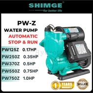 SHIMGE PW125 PWZ Automatic Self-Priming Water Pump | 0.5HP & 0.75HP & 1HP | Home Pressure Booster Pu