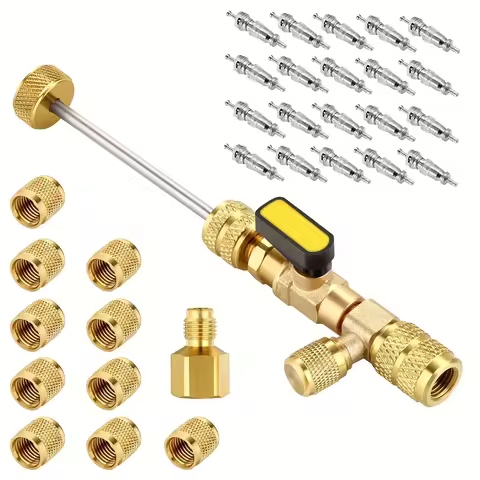 R410A/R22 Dedicated Removal and Installation Tool with 1/4 and 5/16 Dual Size Ports for a wide range