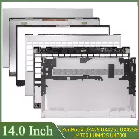 14"New Laptop Case For ZenBook 14 UX425 UX425J UX425E U4700J U4700l LCD Back Cover Front Bezel Hinge