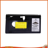 [PrettyiaSG] VHS to 12mm Cassette Adapter, Tape Adapter, Heavy Duty Black Professional 12mm Tape Con