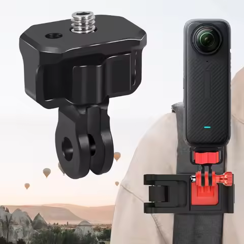 360 Swivel 1/4" Tripod Adapter Knob Lock Quick Release Mount for GoPro 13 12 Insta360 X5 Go Ultra DJ