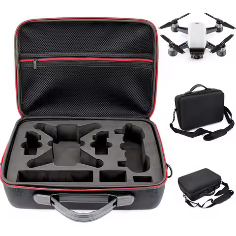 Anordsem Portable EVA Hard Bag Storage Case Carry Drone Bags Shoulder Strap Drone Accessories for DJ