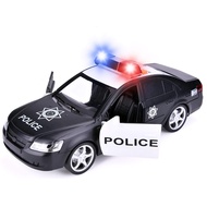 Liberty Imports Toy Police Car with Light & Sounds – Friction Powered Plastic Patrol Cop Play Vehicl