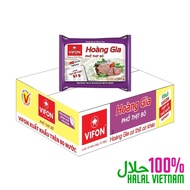 [Carton Deal] 18 packs of Vifon Hoang Gia Beef Instant Pho 120g (61g real beef pack) - 100% HALAL VI