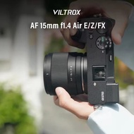 Viltrox AF 15มม. F1.7อากาศ APS-C เลนส์สำหรับ Sony E Nikon Z Fujifilm X-กล้องติดตั้งเลนส์ออโต้โฟกัสขน