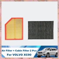 Car Air Filter+Cabin Filter Set Car Accessories for XC90 2Th 2014-2021 2.0 D4 D5 T5 T6 T8 31407748 3