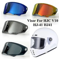 V10 Helmet Shield for HJC V10 HJ41 HJ-41 Helmets Visor Lens Sunshield Motorcycle Goggles Plating Ant