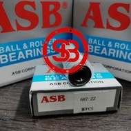 BEARING 687 ZZ ASB Original min 3pcs