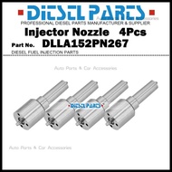 4Pcs Diesel Fuel Injector Nozzle Tips 105017-2670 6204-11-3120 DLLA152PN267 for KOMATSU 4D95LE / PC6