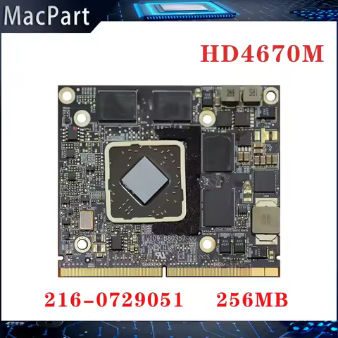 Original Radeon HD4670 HD4670M 256MB For Apple iMac 21" 27" A1311 A1312 Video Graphics Card 2010 200