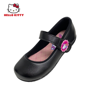 Hello Kitty รองเท้านักเรียนสีดำ สายคาดตีนตุ๊กแก ติดง่ายไม่หลุด รุ่นKTL-527